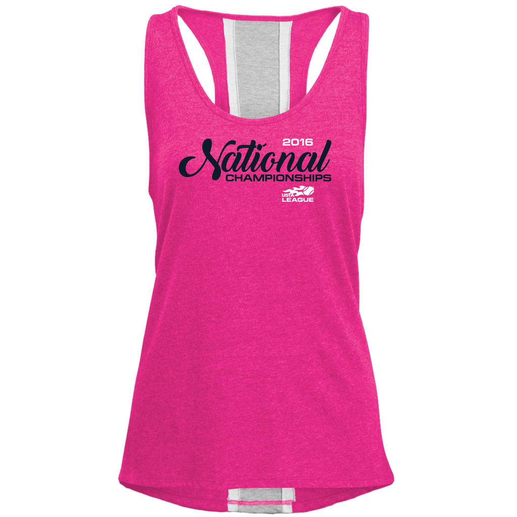 USTA LEAGUES 2016 National Championships Women's Berry Pink Rally Tank
