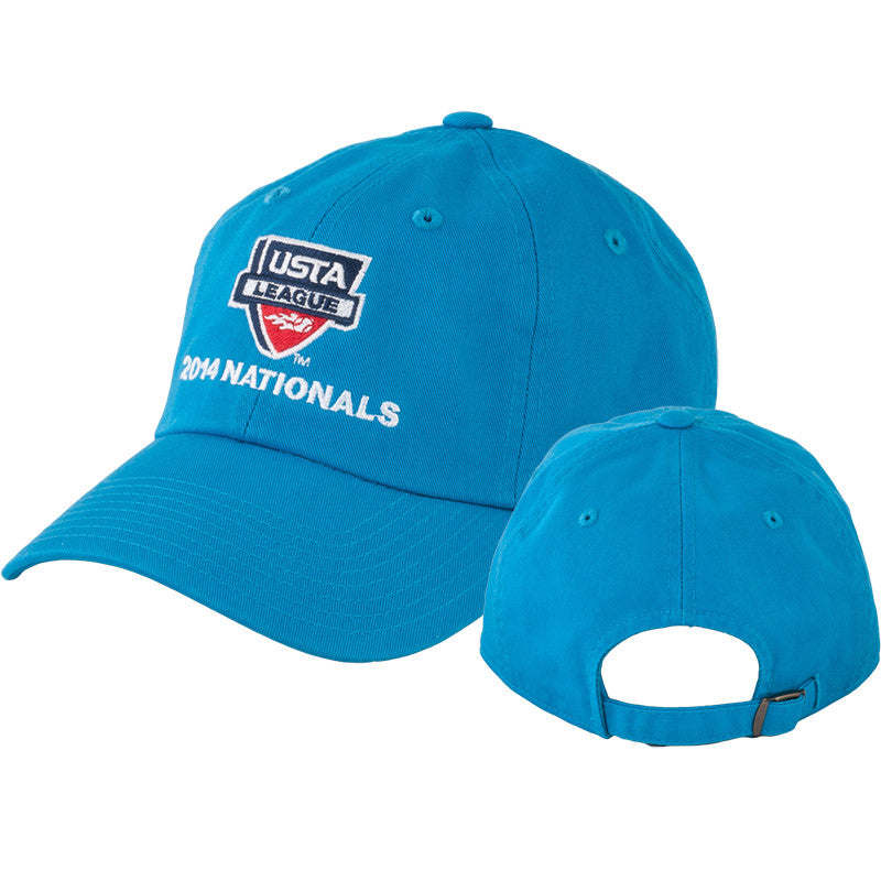 USTA LEAGUES 2014 National Championships Pro Blue Slouch Hat
