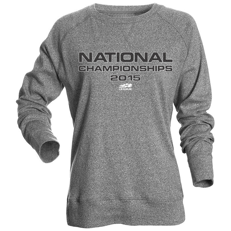 USTA LEAGUES 2015 National Championships Women's Black Heather Juneau Sweatshirt