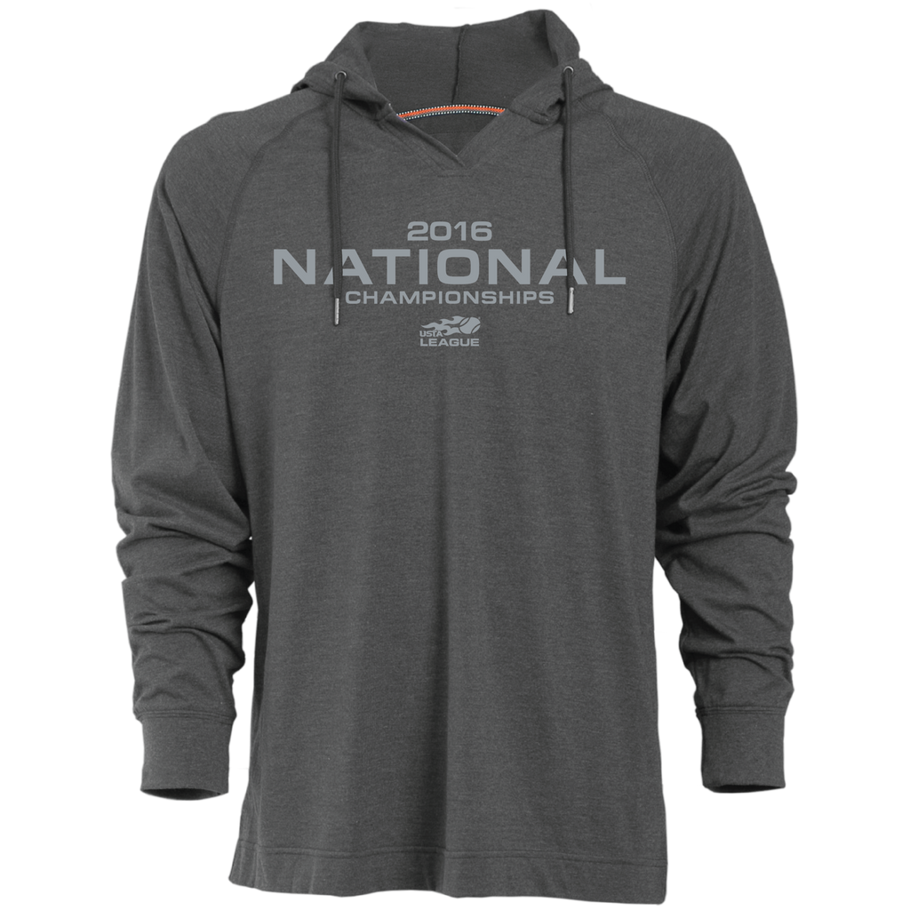USTA LEAGUES 2016 National Championships Men's Charcaol Jersey Pullover Hoodie